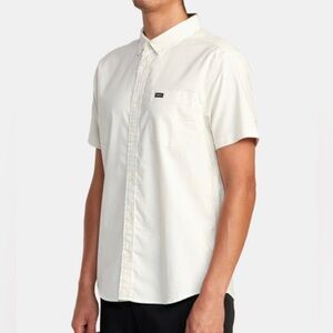 Men's RVSA Cream Short Sleeve Shirt